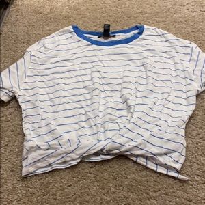 Stripped cropped top